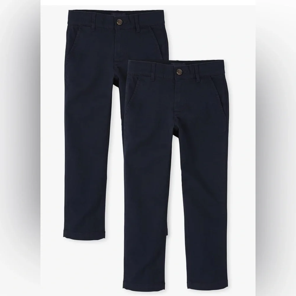 The Children's Place Stretch Straight Chino Pants,multipacks size 12 (021)